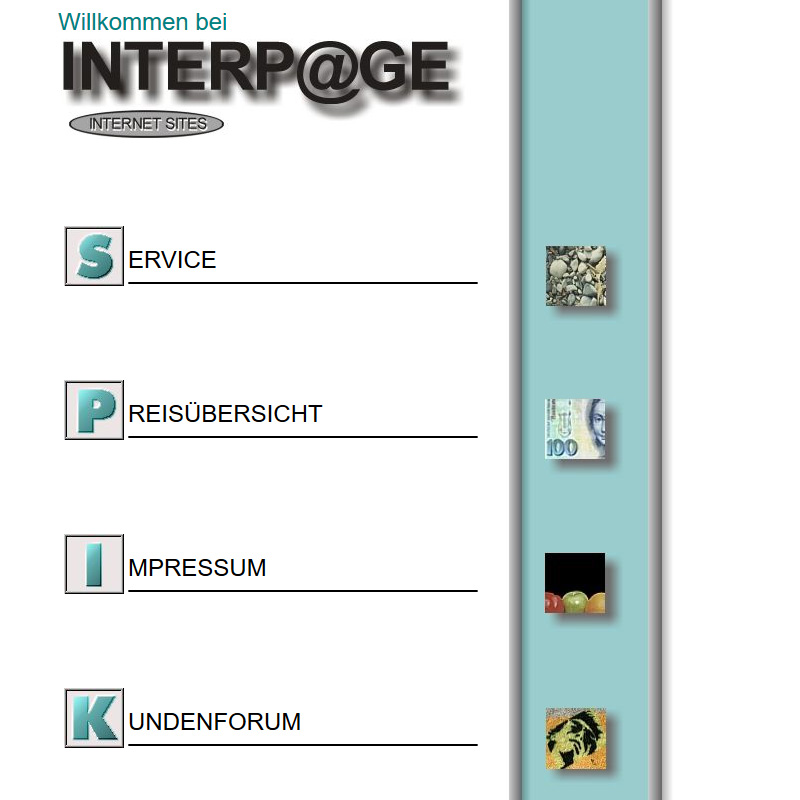 20 Jahre Webdesign von INTERPAGE