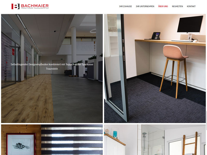 Webdesign Referenz 3 Bachmaier Parkett