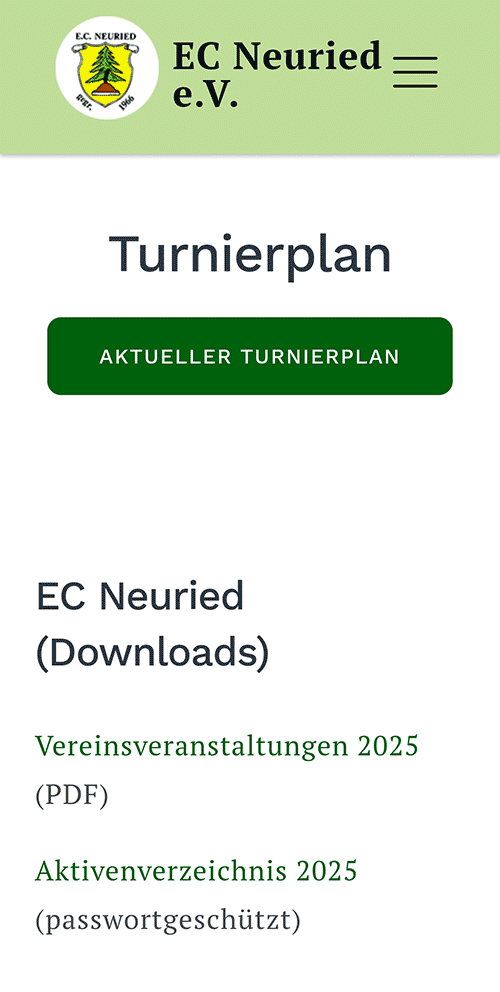Downloads Ansicht bei EC Neuried e.V.