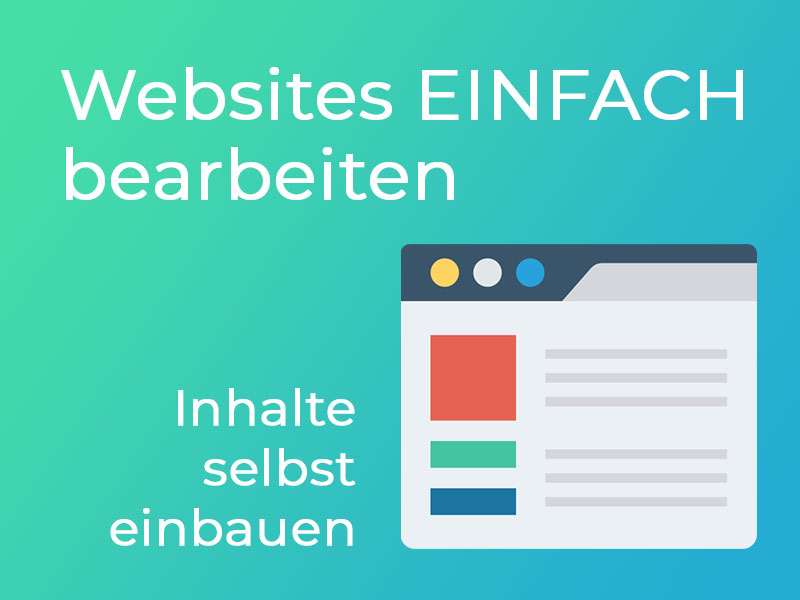 Website einfach selbst bearbeiten?